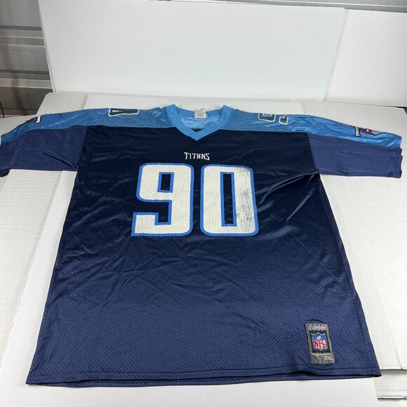 Reebok Other - Y2K Reebok Tennessee Titans Jevon Kearse Football Jersey Extra Extra Large Blue